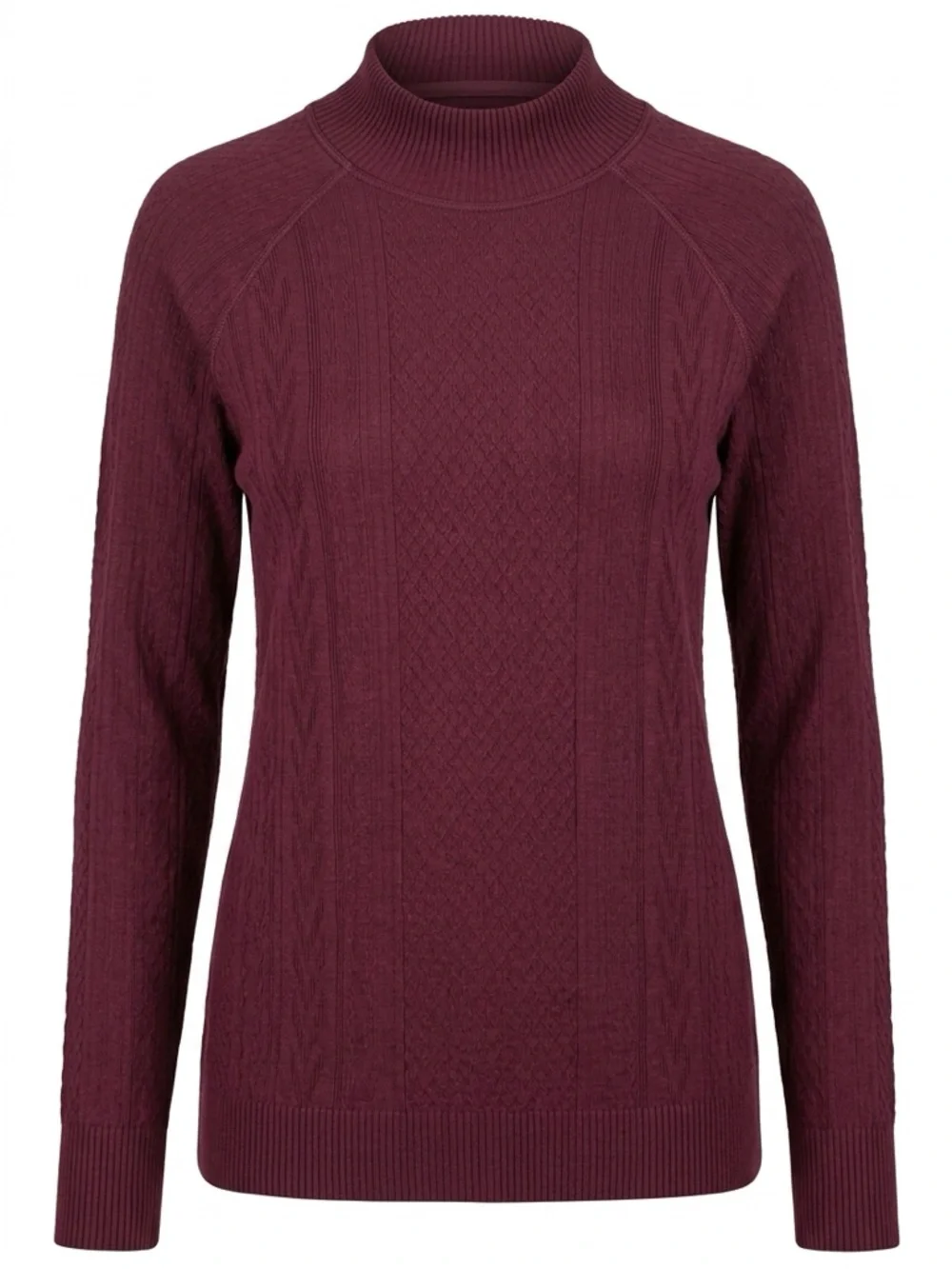 lululemon athletica Deep Plum Mock Neck large